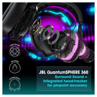 JBL Quantum One Wired Over-Ear-Gaming-Headset, Schwarz