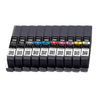 CANON PFI-300 10 ink Multi Pack MBK/PBK/C/M/Y/PC/PM/R/GY/CO