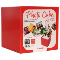 Canon PG-540 + CL-541 schwarz, color Druckerpatronen + Fotopapier, 2er-Set