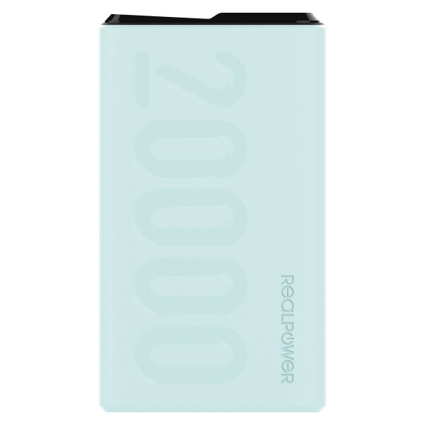 RealPower Powerbank PB-20000 PD light blue