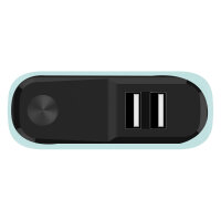 RealPower Powerbank PB-20000 PD light blue