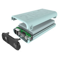 RealPower Powerbank PB-20000 PD light blue