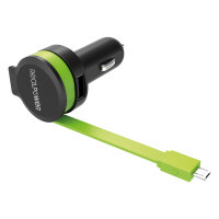 RealPower KFZ-Ladegerät Charger M 2400mA 1xUSB...