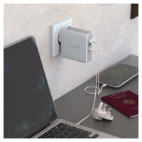 RealPower Ladegerät DeskCharge-65 Travel 65W