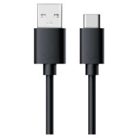 RealPower Datenkabel schwarz USB-A auf USB-C