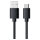 RealPower Datenkabel schwarz USB-A auf USB-C