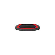 RealPower Ladegerät FreeCharge-10 + Adapter schwarz/rot