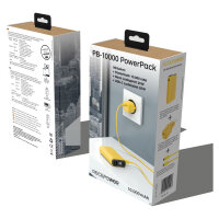 RealPower Powerbank PB-10000 Set gelb 10.000mAh