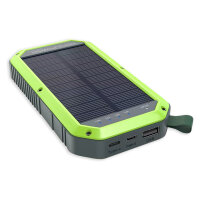 RealPower Powerbank PB-10000 Solar schwarz 10.000mAh