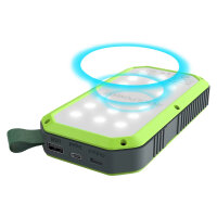 RealPower Powerbank PB-10000 Solar schwarz 10.000mAh