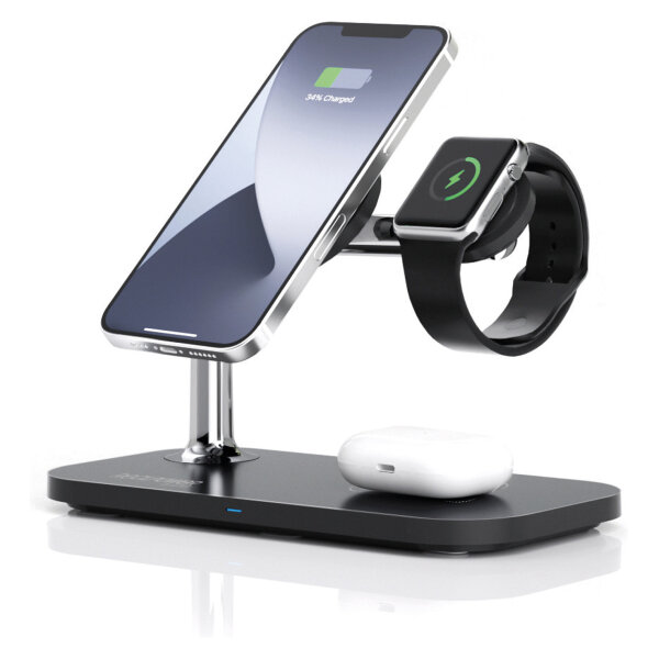 RealPower ChargeAir MAG Ladestation mit Magsafe schwarz