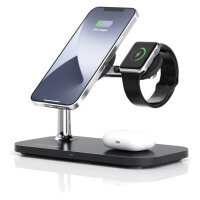 RealPower ChargeAir MAG Ladestation mit Magsafe schwarz