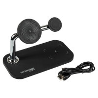 RealPower ChargeAir MAG Ladestation mit Magsafe schwarz