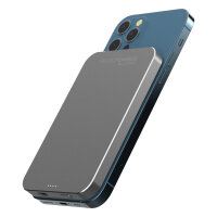 RealPower Powerbank PB-5000 MAG grau 5.000mAh