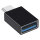RealPower Magnetic cable 3 Amp,1m,blau mit Adaptern
