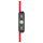 RealPower Magentic cable,1m,2x magnetisch,rot mit Adaptern