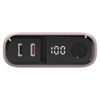 Powerbank RealPower PB-10000C PD+ mit 3xType-C,Rose