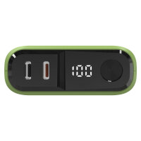 Powerbank RealPower PB-10000C PD+,3xType-C,hellgrün