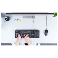TRUST TK-150 Tastatur, Deutsches QWERTZ - Layout, USB-Anschluss
