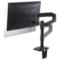 Ergotron LX Monitor Arm mit hoher Sule (schwarz)