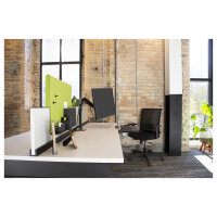Ergotron LX Monitor Arm mit hoher Sule (schwarz)