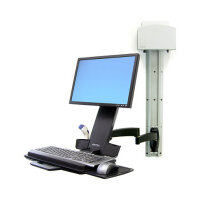 ERGOTRON Combo Arm der Serie 200 schwarz fuer LCD bis...