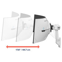 Ergotron HX Monitor Arm mit VHD-Gelenk (wei, fr 1000 R Curved Monitore)