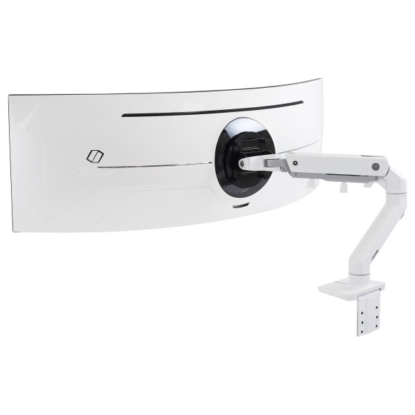 HX DESK MONITOR ARM WITH HD PIVOT WHITE