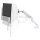 HX DESK MONITOR ARM WITH HD PIVOT WHITE