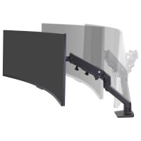HX DESK MONITOR ARM WITH HD PIVOT MATTE BLACK