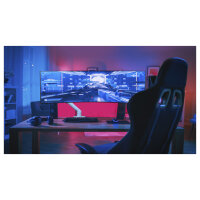 HX DESK MONITOR ARM WITH HD PIVOT MATTE BLACK