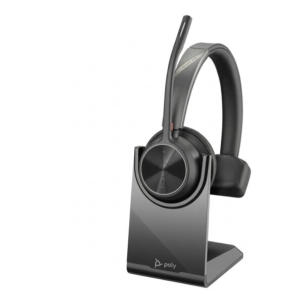 HP Poly Poly Voyager 4300 UC Series 4310 - Headset - On-Ear - Bluetooth - kabellos - USB-C - Zoom Certified (218474-01)