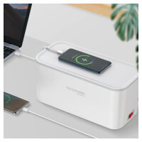 RealPower PowerBox 522 - 1,5 m - Drinnen - Weiß - 5 AC-Ausgänge - 3,1 A - 5 V