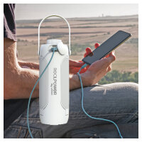 RealPower LED Outdoor Light 190,solar,weiss,6.000 mAh