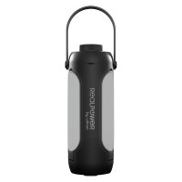 RealPower LED outdoor Light 190,solar,schwarz,6.000mAh