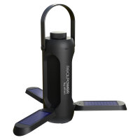 RealPower LED outdoor Light 190,solar,schwarz,6.000mAh