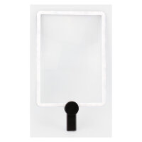REALPOWER LED-Lupe HL-1,rechteckige LED-Leselupe zum umhänge