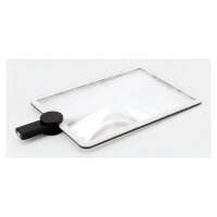 REALPOWER LED-Lupe HL-1,rechteckige LED-Leselupe zum umhänge
