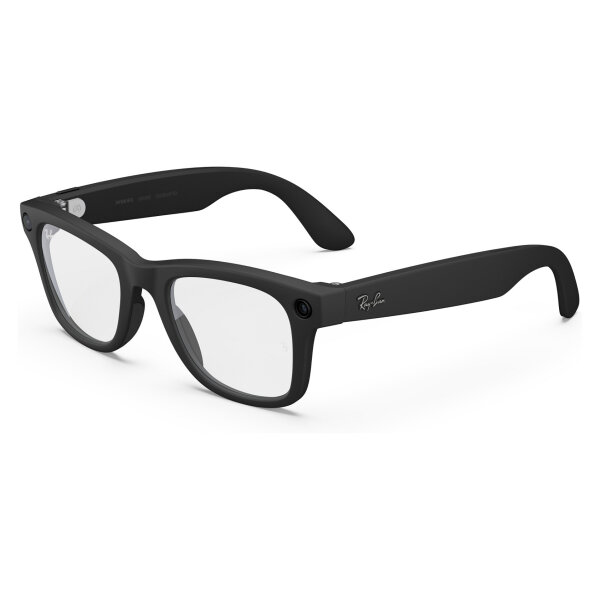 META Ray-Ban Wayfarer Gen2, Schwarz matt, Klar AI Glasses