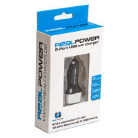 RealPower KFZ-Ladegerät 2400mA 2xUSB