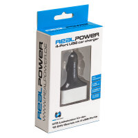 RealPower KFZ-Ladegerät 2400mA 4xUSB
