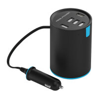 RealPower KFZ-Ladegerät Tube 2400mA 5xUSB