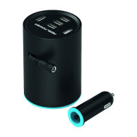 RealPower KFZ-Ladegerät Tube 2400mA 5xUSB