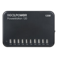 RealPower Power Station 120 - Indoor - AC - Schwarz