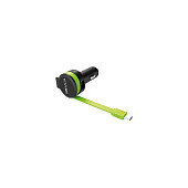 RealPower KFZ-Ladegerät Charger C 2400mA 1xUSB 1xUSB-C
