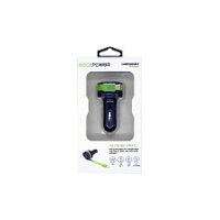RealPower KFZ-Ladegerät Charger C 2400mA 1xUSB 1xUSB-C