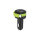RealPower KFZ-Ladegerät Charger C 2400mA 1xUSB 1xUSB-C
