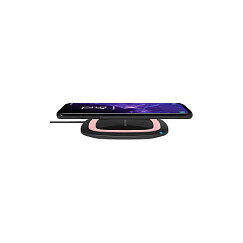 RealPower Ladegerät FreeCharge-10 + Adapter schwarz/rosa