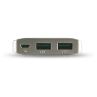 RealPower Powerbank PB-8000 Fashion Champagner 8.000mAh