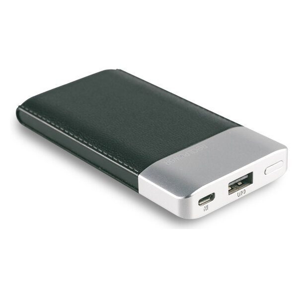 RealPower Powerbank PB-4000 Fashion Black 4.000mAh